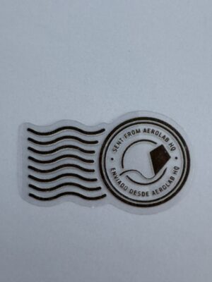 5.5cm x 3.5cm - Vintage Passport Stamp Stickers | Travel, Postmark