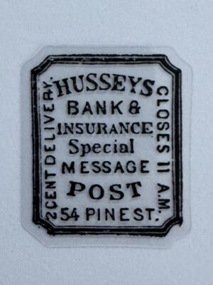 4cm x 3.25cm - Vintage Passport Stamp Stickers | Travel, Postmark