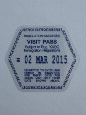 4.5cm x 4cm - Vintage Passport Stamp Stickers | Travel, Postmark