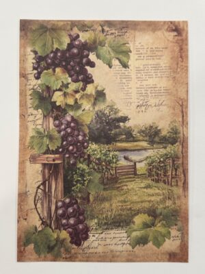 20cm x 14cm - A5 Vintage Woodland Forest Craft Papers