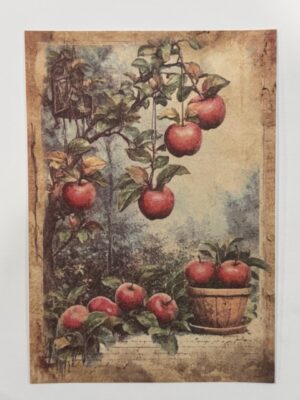 20cm x 14cm - A5 Vintage Woodland Forest Craft Papers