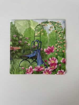 16.5cm x 16.5cm - Garden Chair Paper Napkin/Serviette