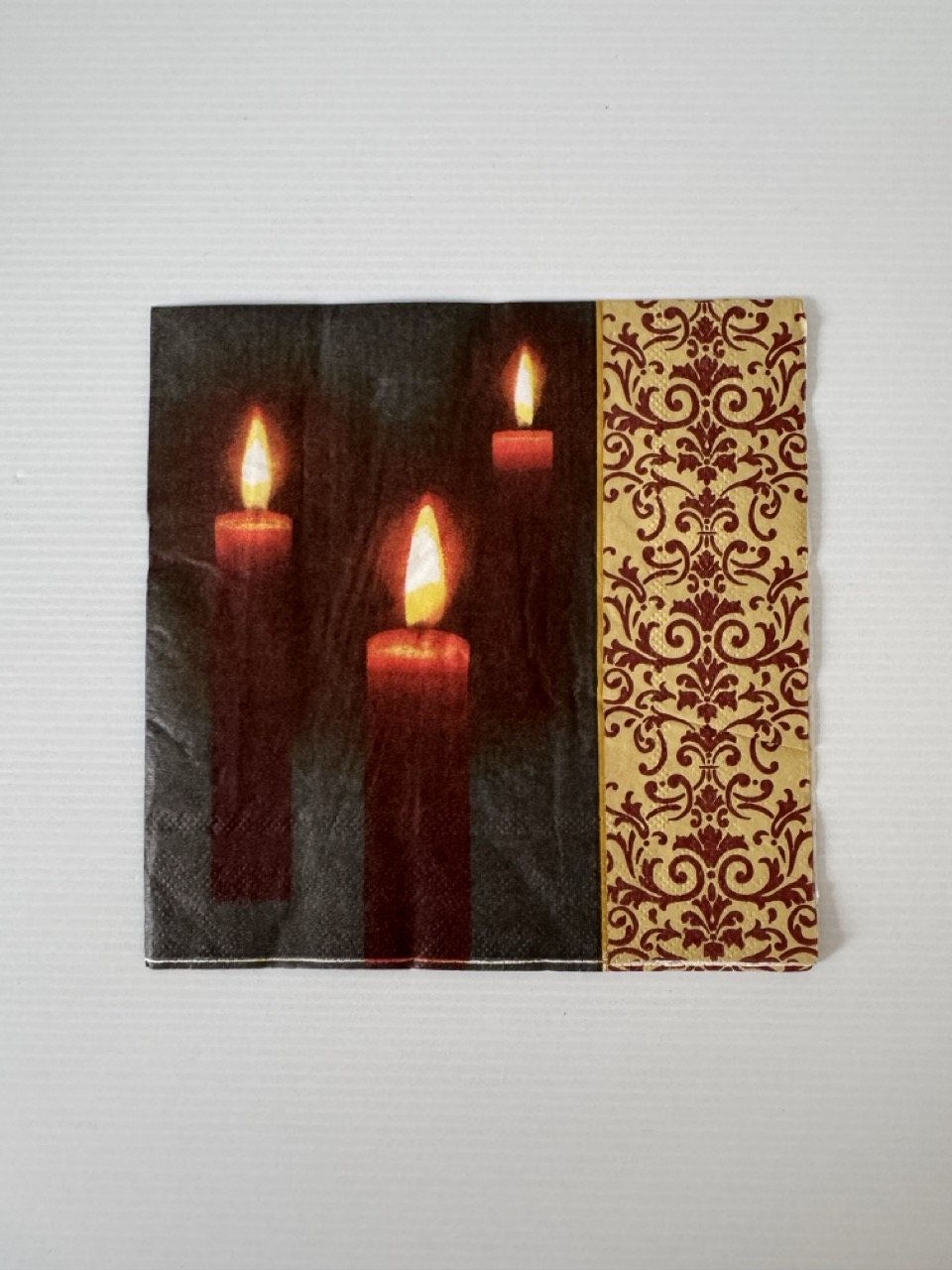 16.5cm x 16.5cm - Candles Paper Napkin/Serviette
