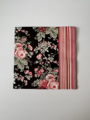 16.5cm x 16.5cm - English Roses Paper Napkin/Serviette