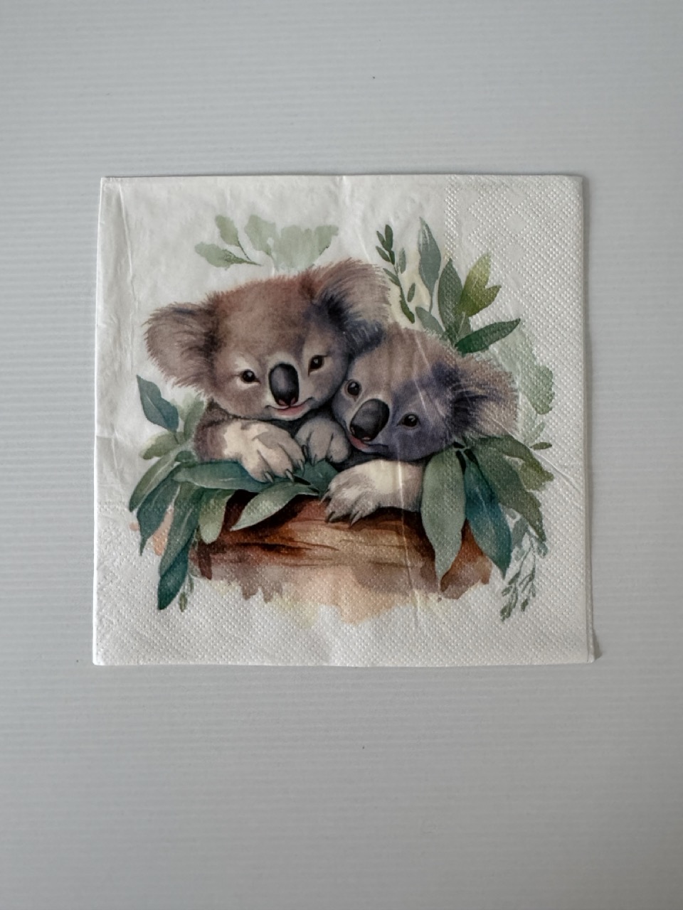 16.5cm x 16.5cm - Koalas Paper Napkin/Serviette