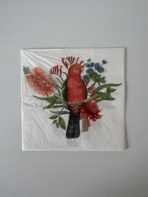 16.5cm x 16.5cm - Parrot Paper Napkin/Serviette