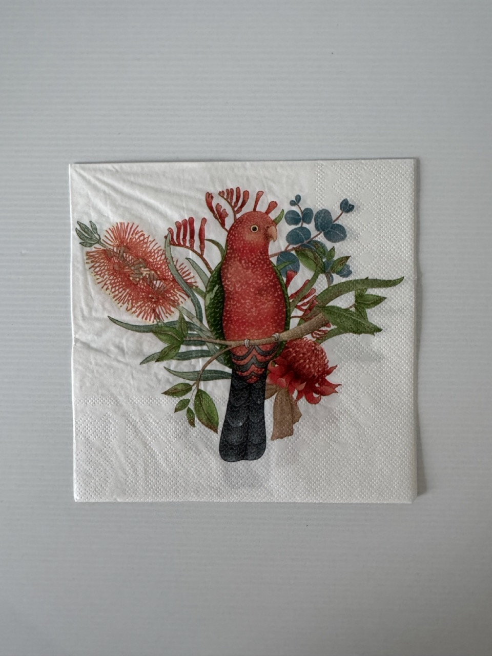 16.5cm x 16.5cm - Parrot Paper Napkin/Serviette