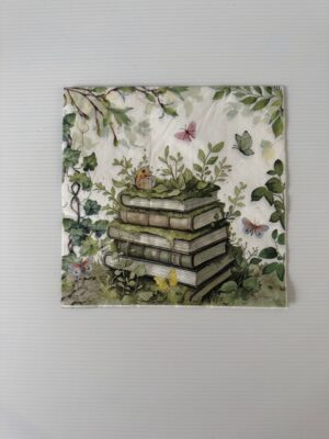 16.5cm x 16.5cm - Books Paper Napkin/Serviette