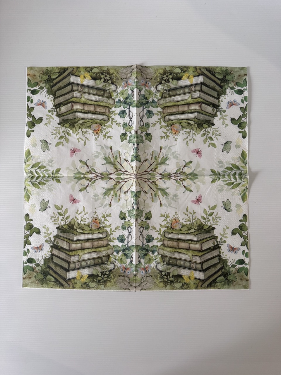16.5cm x 16.5cm - Books Paper Napkin/Serviette - Image 3