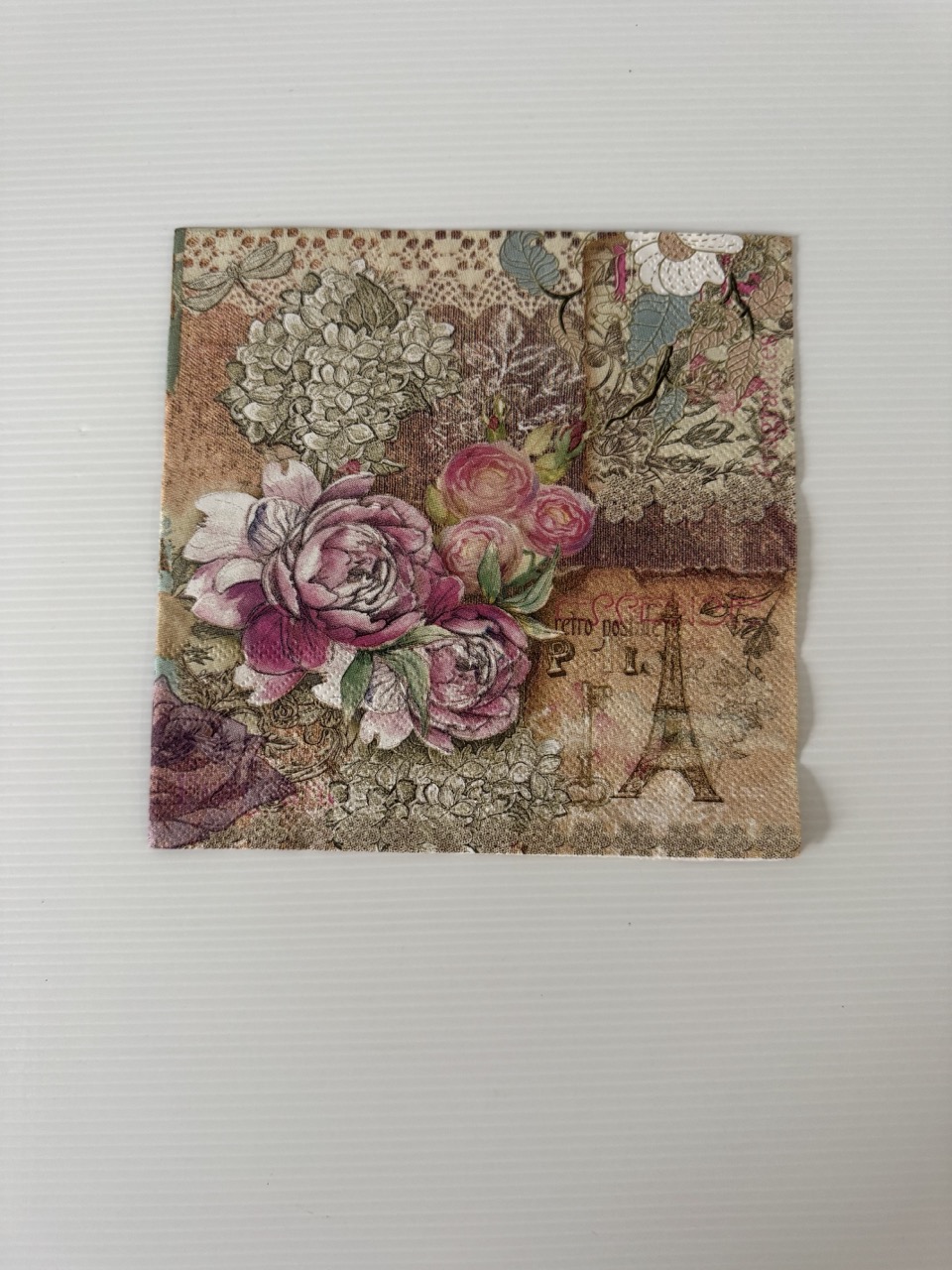 16.5cm x 16.5cm - Paris Paper Napkin/Serviette