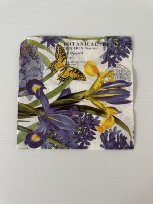 16.5cm x 16.5cm - Iris Paper Napkin/Serviette