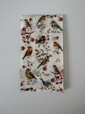 11cm x 20cm - Birds Paper Napkin/Serviette