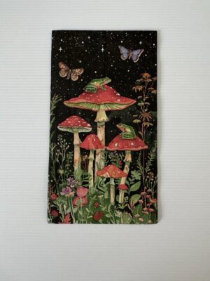 11cm x 20cm - Mushrooms Paper Napkin/Serviette