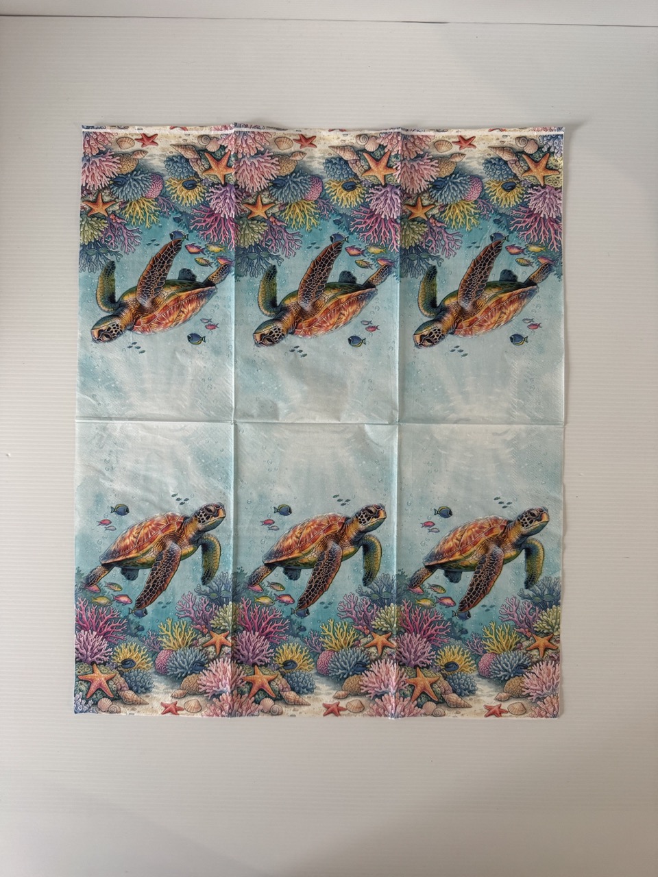 11cm x 20cm - Turtle Paper Napkin/Serviette - Image 3