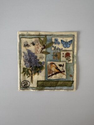 12.5cm x 12.5cm - Nature Journal Napkin/Serviette