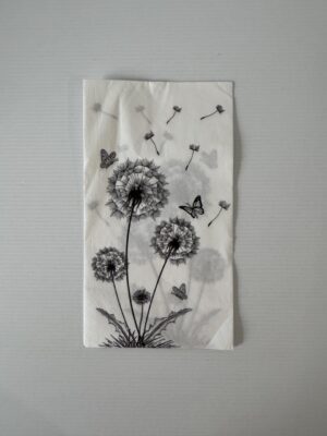 11cm x 20cm - Dandelions Paper Napkin/Serviette