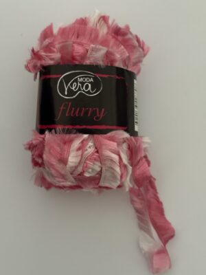 50grams - Moda Vera Flurry Novelty Eyelash Fringe Yarn – Candy Pink