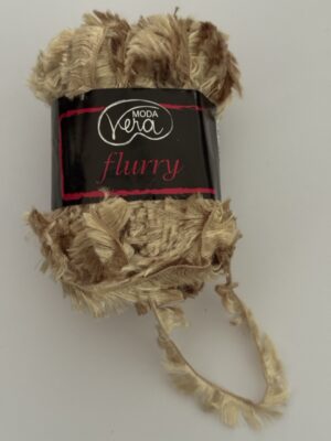 50grams - Moda Vera Flurry Novelty Eyelash Fringe Yarn – Golden Sand