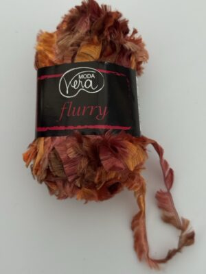 50grams - Moda Vera Flurry Novelty Eyelash Fringe Yarn – Autumn Spice