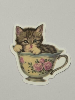 5cm x 4.5cm - Vintage Storybook Animal Die-Cut Stickers