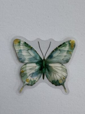 4cm x 3.5cm - Watercolour Butterfly Stickers