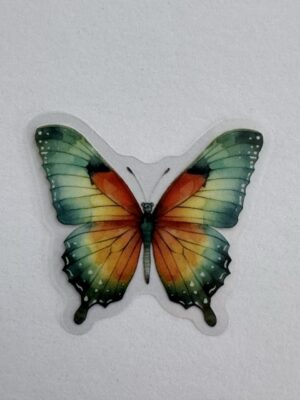 4cm x 3.5cm - Watercolour Butterfly Stickers