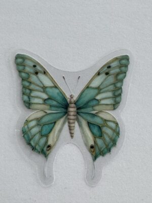 4cm x 4cm - Watercolour Butterfly Stickers