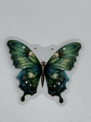 4cm x 3.5cm - Watercolour Butterfly Stickers