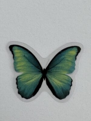 4cm x 3cm - Watercolour Butterfly Stickers