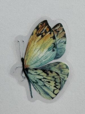 4cm x 2.5cm - Watercolour Butterfly Stickers