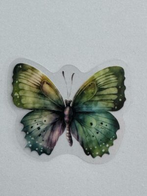 4cm x 3.5cm - Watercolour Butterfly Stickers