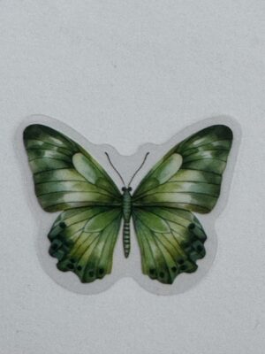 4cm x 3.5cm - Watercolour Butterfly Stickers