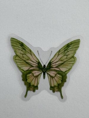 4cm x 3.5cm - Watercolour Butterfly Stickers