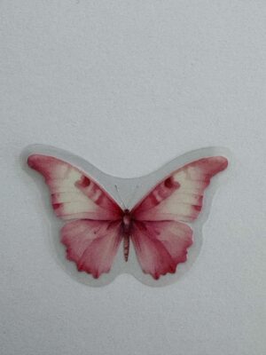 4cm x 3cm - Watercolour Butterfly Stickers