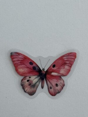 4cm x 3cm - Watercolour Butterfly Stickers
