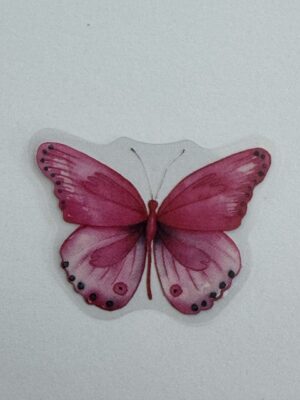 4cm x 3cm - Watercolour Butterfly Stickers
