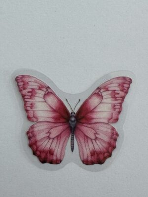 4cm x 3cm - Watercolour Butterfly Stickers