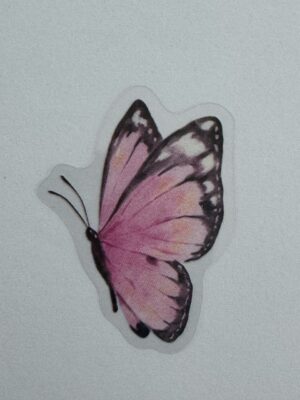 4cm x 3cm - Watercolour Butterfly Stickers
