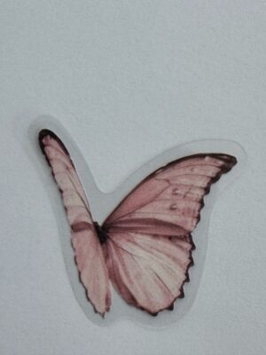 3.5cm x 3.5cm - Watercolour Butterfly Stickers