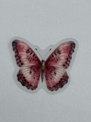 4cm x 3.5cm - Watercolour Butterfly Stickers
