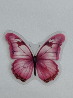 4cm x 3.5cm - Watercolour Butterfly Stickers