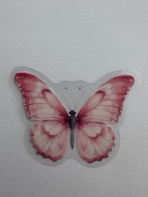 4cm x 3.5cm - Watercolour Butterfly Stickers