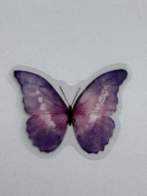 4cm x 3cm - Watercolour Butterfly Stickers