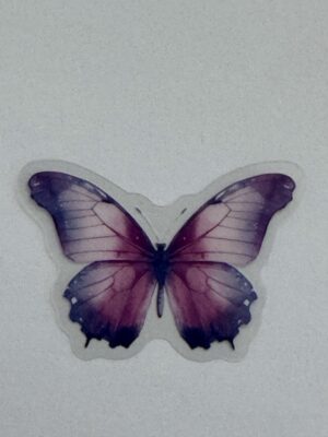 4cm x 3cm - Watercolour Butterfly Stickers