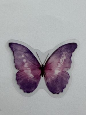 4cm x 3cm - Watercolour Butterfly Stickers