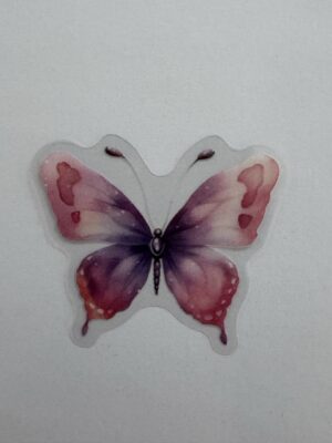 4cm x 3cm - Watercolour Butterfly Stickers