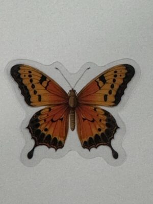 4cm x 3cm - Watercolour Butterfly Stickers