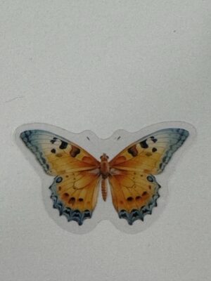 4cm x 2.5cm - Watercolour Butterfly Stickers
