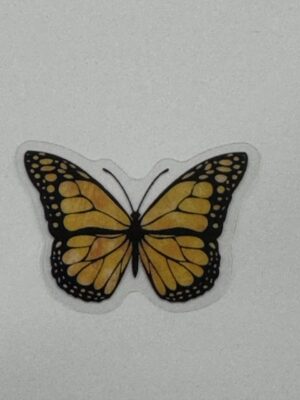 4cm x 3cm - Watercolour Butterfly Stickers