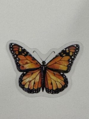 4cm x 3cm - Watercolour Butterfly Stickers